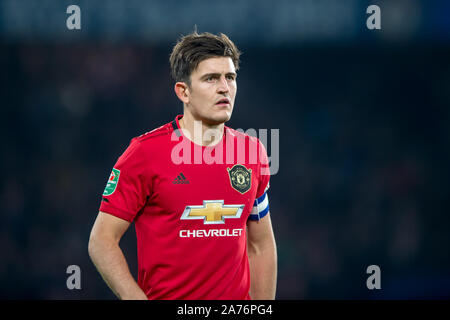London, UK. 30th Oct, 2019. Harry Maguire of Manchester United during the EFL Carabao Cup Round of 16 match between Chelsea and Manchester United at Stamford Bridge, London, England. Photo by Salvio Calabrese. Editorial use only, license required for commercial use. No use in betting, games or a single club/league/player publications. Credit: UK Sports Pics Ltd/Alamy Live News Stock Photo