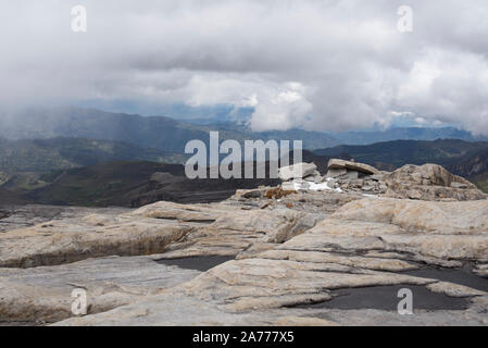 El Cocuy, Colombia. Wild weather at high altitude Stock Photo