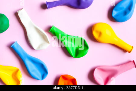 Colorful balloons background. Stock Photo