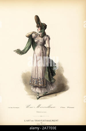 jockey cap, French Revolutionary era 