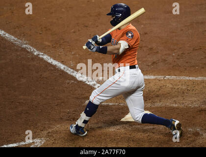 Houston Astros' Carlos Correa hits a walk-off home run against the New York  Yankees during the 11th inning in Game 2 of baseball's American League  Championship Series Sunday, Oct. 13, 2019, in