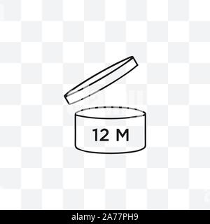 24 Month. Period after opening, PAO symbol, expiration date icon. 629344  Vector Art at Vecteezy