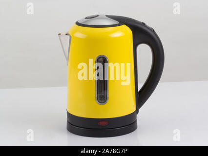Yellow Electric Kettle Isolated On White Stock Photo 71212669