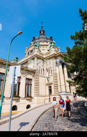 Széchenyi fürdő, Szechenyi baths, Varosliget, city park, Budapest, Hungary Stock Photo