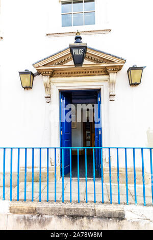 Durham police station entrance, police station, Durham City, County Durham, UK, England, police, station, stations, police stations, Stock Photo