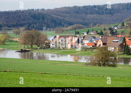 Wahmbeck, city of Bodenfelde, district of Northeim, Lower Saxony, Germany, Europe Stock Photo