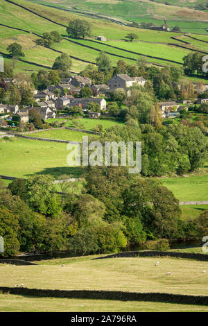 Appletreewick village in Wharfedale, The Yorkshire Dales, England Stock ...