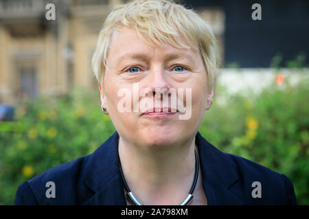 Angela Eagle, Labour Party MP, Member of Parliament for Wallasey,  exterior close up portrait looking directly at the camera, Westminster Stock Photo