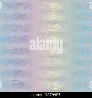 Striped variegated bleed ink holographic pearlescent opalescent geometric seamless repeat vector pattern swatch. Stock Vector