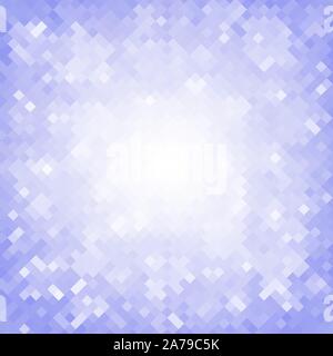 Blue Polygonal Background. Rumpled Square Pattern. Low Poly Texture. Abstract Mosaic Modern Design. Origami Style Stock Vector