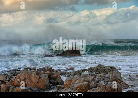 Photos are taken in Flakstad municipality inthe  Western Lofofoten islands Stock Photo