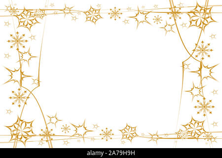 Christmas background abstract with golden stars Stock Photo