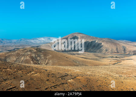 The rural park of Betancuria in spanish island of Fuerteventura in the Canary Islands Stock Photo