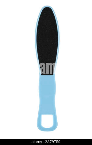 Foot file on white background Stock Photo