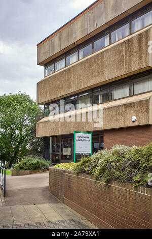 Warwickshire County Council offices in winter, Saltisford, Warwick ...