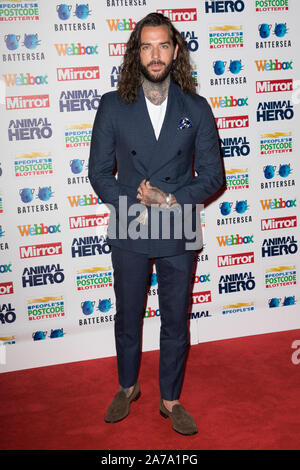 Red carpet arrivals for The Mirror Animal Hero Awards 2019, in partnership with People's Postcode Lottery and Webbox at Grosvenor House Hotel Featuring: Pete Wicks Where: London, United Kingdom When: 30 Sep 2019 Credit: Phil Lewis/WENN.com Stock Photo