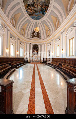 Italia Marche Osimo Palazzo Campana Cappella| Italy Marche Osimo Campana Palace chapel Stock Photo