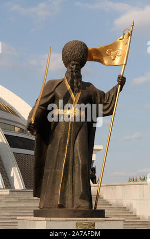 Turkmenistan Independence Monument in Ashgabat Stock Photo
