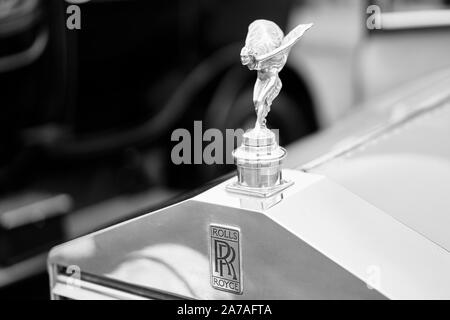 Rolls Royce Spirit of Ecstasy Car Automobile Radiator Grill Stock Photo