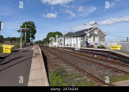 07/09/2019 Barrhill, railway station Scotland, UK ( Stranraer line) Stock Photo