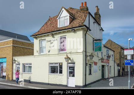 18th century The Castle Inn, Russell Street, Dover, Kent, England, United Kingdom Stock Photo