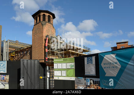 The Silk Mill, Industrial Museum, under renovation. Derby Stock Photo