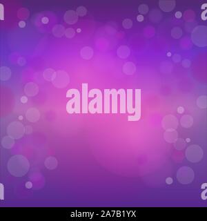 Abstract Light Bokeh background with lens flare dots in Pink vector Stock Vector