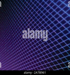 Bright neon grid lines glowing background with 80s style Stock Vector ...