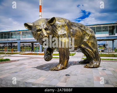 Quito, Pichincha Ecuador - October 25, 2019: Bicentennial Event Center, middle of Quito near an airfield, A convention center. Stock Photo