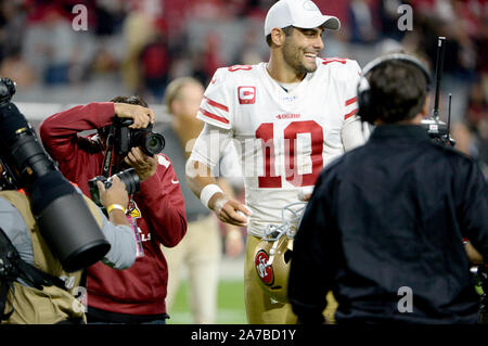 Jimmy Garoppolo, 49ers Top Kyler Murray's Cardinals 28-25 to