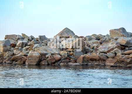 Scenic view Stones in india. Stock Photo