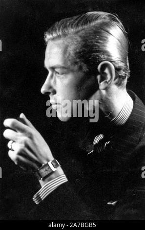 Eva Braun Collection (album 4) - Profile of a German man ca. late 1930s Stock Photo