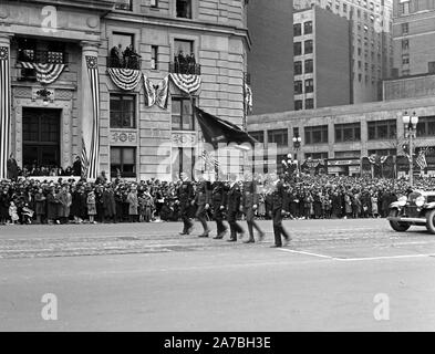 Franklin D. Roosevelt - Franklin D. Roosevelt inauguration. Parade. Washington, D.C. March 4, 1933 Stock Photo