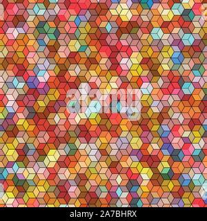 Abstract background with colorful hex polygons Stock Vector