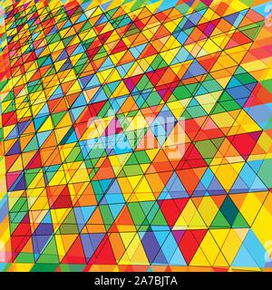 Abstract background with triangular pattern Stock Vector