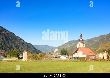 Scheifling: church St. Thomas in Scheifling in Austria, Steiermark, Styria, Murau-Murtal Stock Photo