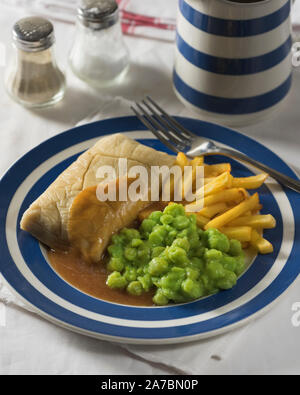 Rag pudding. Traditional meat dish Lancashire. Regional food UK Stock Photo