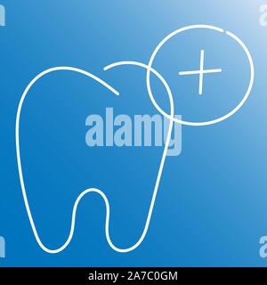 tooth cartoon vector flat style for design - step of caries to tooth amalgam filling with dental tools, anatomy structure including the bone and gum Stock Vector