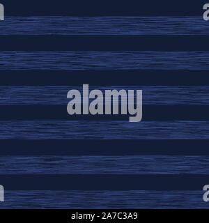 Navy Marl Heather Striped Seamless Vector Pattern Stock Vector