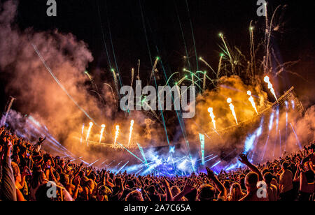 Tiesto at Creamfields 2017. Photo: Charlie Raven/Alamy Stock Photo