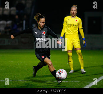 Martina Šurnovska (Slavia Praha) during Fiorentina Femminile vs Slavia  Praga, UEFA Champions League Women football matc - Photo .LM/Fabio  Fagiolini Stock Photo - Alamy