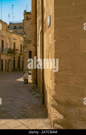 Lecce, Italy 21 August 2019: a colorful glimpse of Lecce downtown during the summer Stock Photo