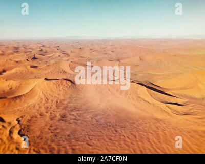 sand dunes in Namibia desert Stock Photo