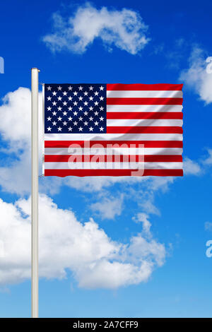 Fotomontage, Flagge von  den USA, Vereinigte Staaten von Amerika, Stock Photo