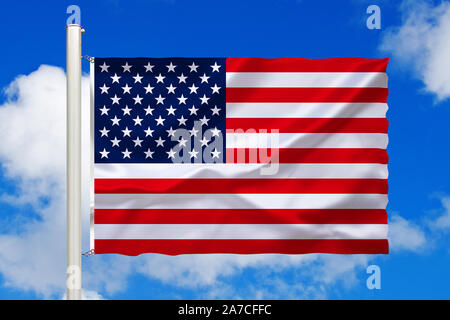 Fotomontage, Flagge von  den USA, Vereinigte Staaten von Amerika, Stock Photo