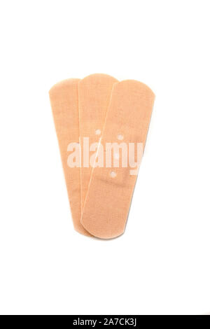 Adhesive bandage on a white background Stock Photo