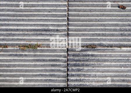 Detailed close up view on concrete floor and pavement textures with different patterns in high resolution Stock Photo