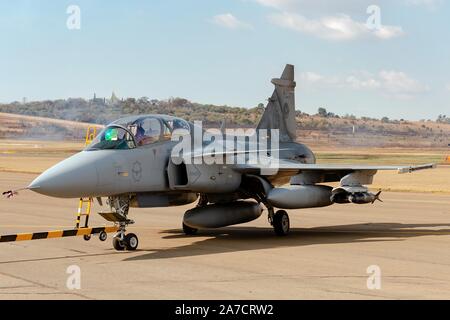 SAAF Saab JAS 39 Gripen Stock Photo