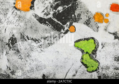 Abstract background, old battered and stained paper, halftones textures Stock Photo