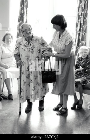 Nuffield House Day Centre for the elderly, Nottingham, UK Sep 1985 Stock Photo